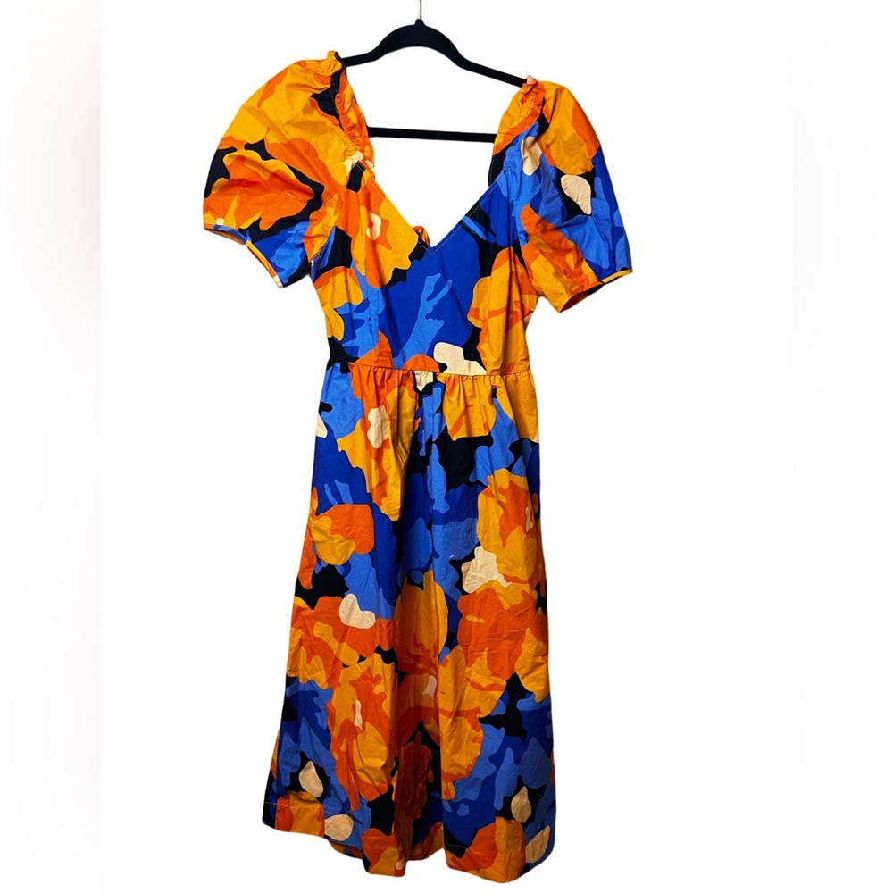 Tabitha Brown Blue/Orange Floral Dress Size 8